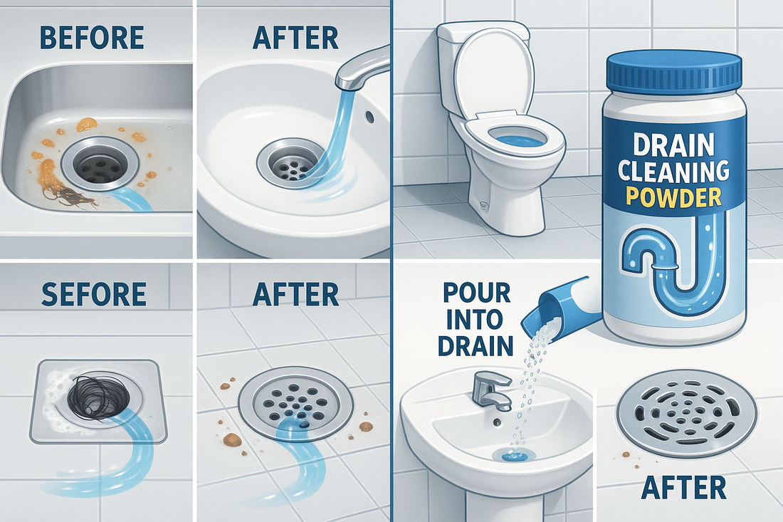 Drain cleaner powder,the efficient product for making your home cleaner