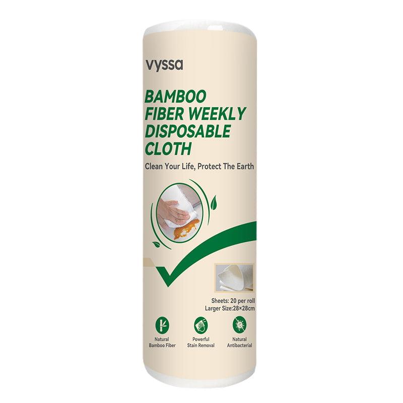 VYSSA Bamboo Fiber Weekly Disposable Cloth 20pcs