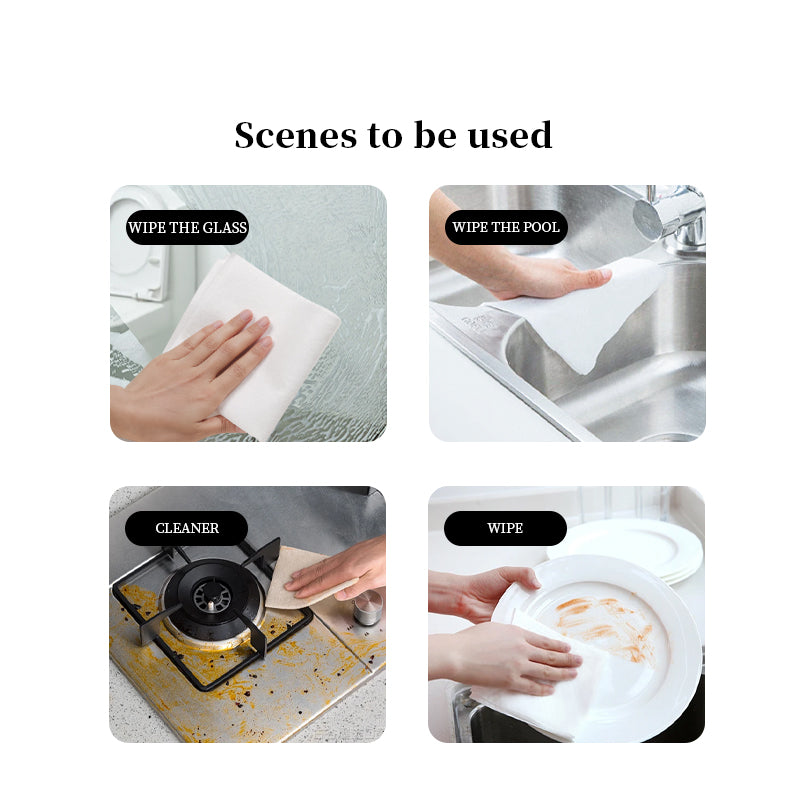 VYSSA Bamboo Fiber Weekly Disposable Cloth 20pcs